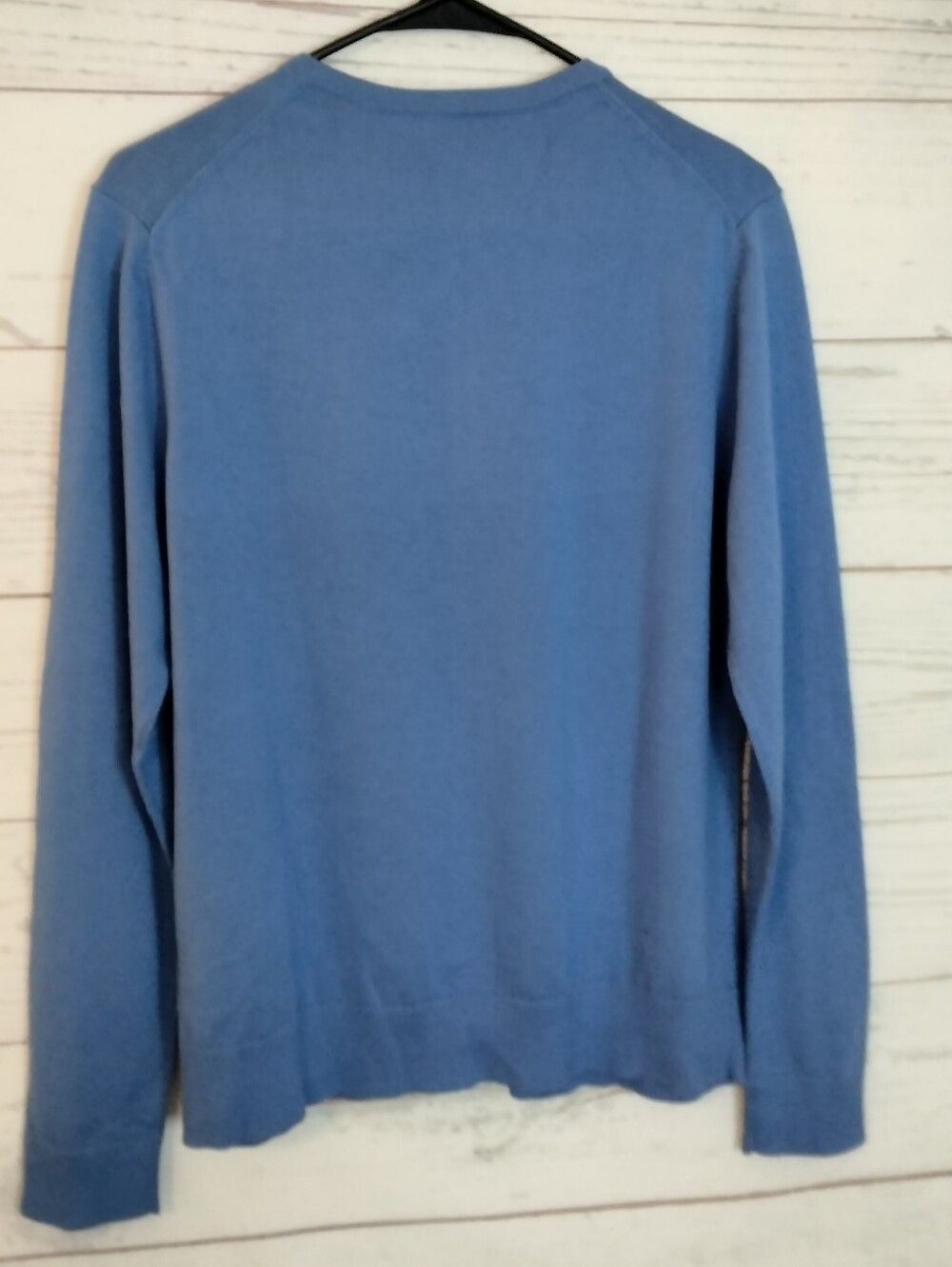 Brooks Brothers Light Blue Crewneck Button Cardigan - Picture 3 of 10